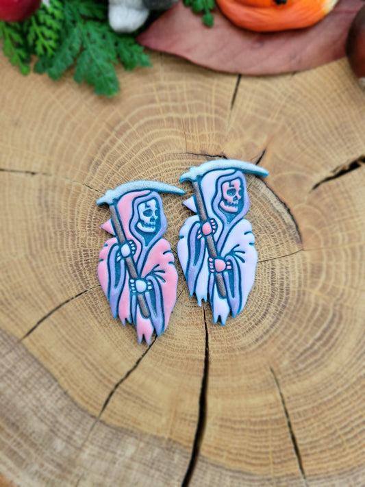 Pastel Grim Reaper Earrings