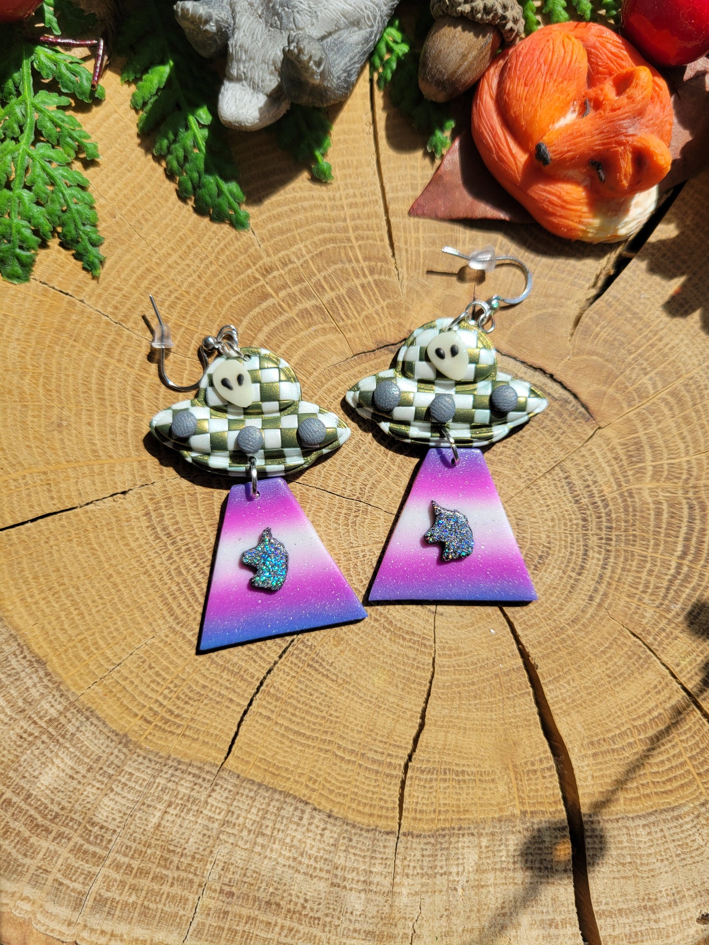 Alien Abduction: Pride Earrings