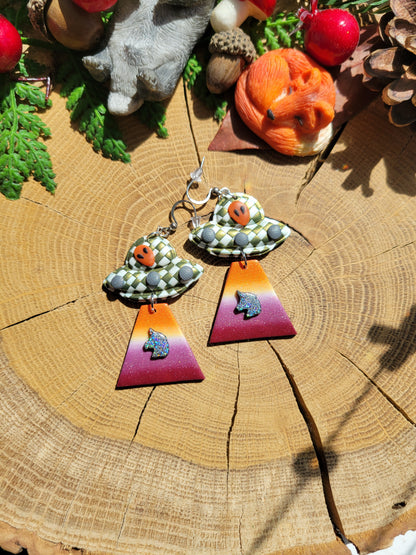 Alien Abduction: Pride Earrings