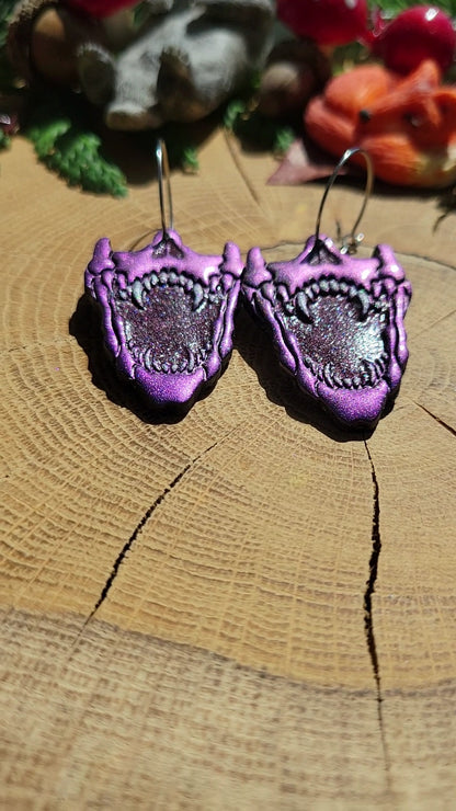 Vampire Skull Earrings