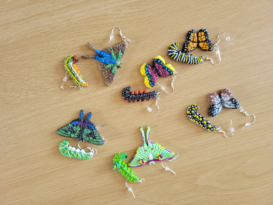 A Lepidoptera's Life Earrings