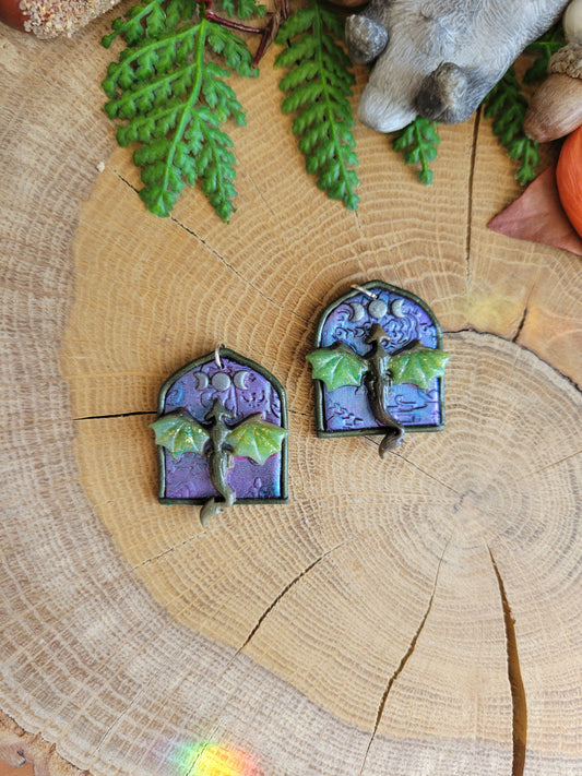 Earth Dragon Earrings