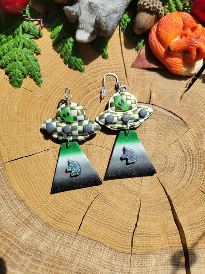 Alien Abduction: Pride Earrings