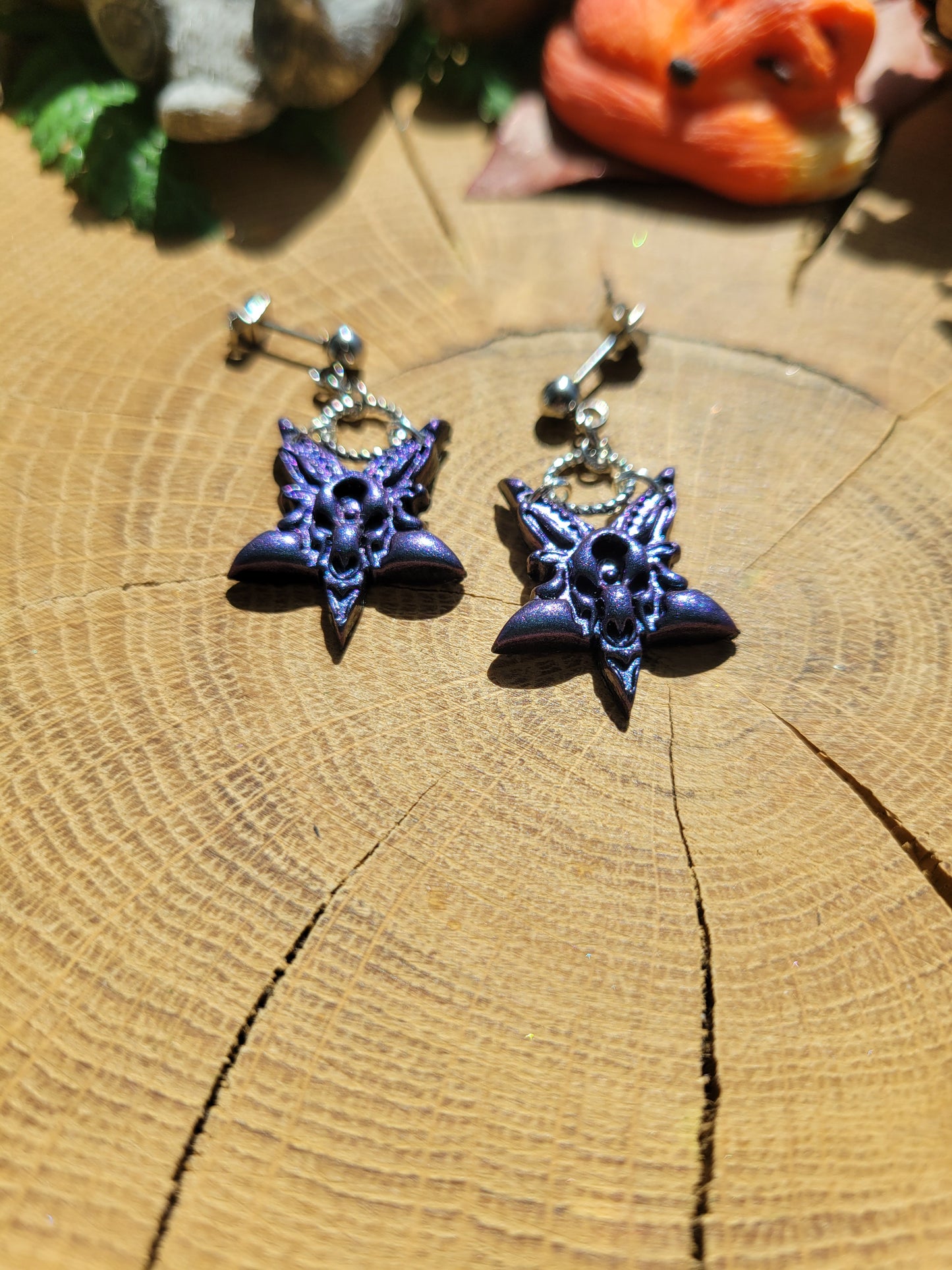 Baphomet Earrings