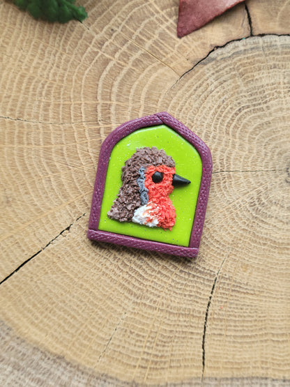 Bird Portrait: Robin Pendant.