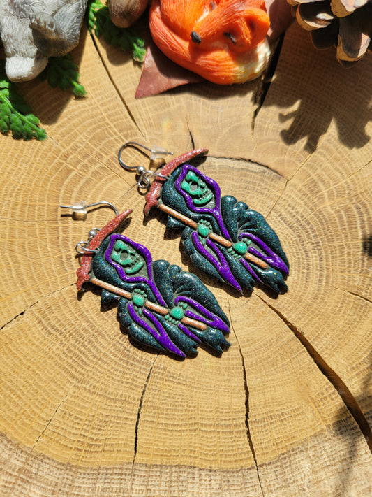 Black Reaper Earrings