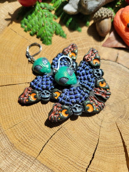 MothAlien Earrings