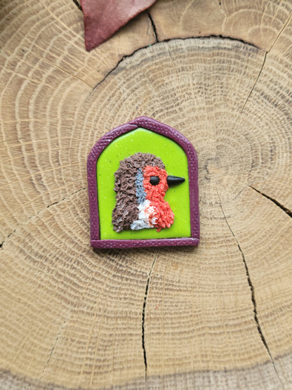 Bird Portrait: Robin Pendant.