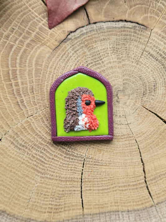 Bird Portrait: Robin Pendant.