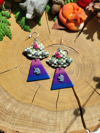 Alien Abduction: Pride Earrings
