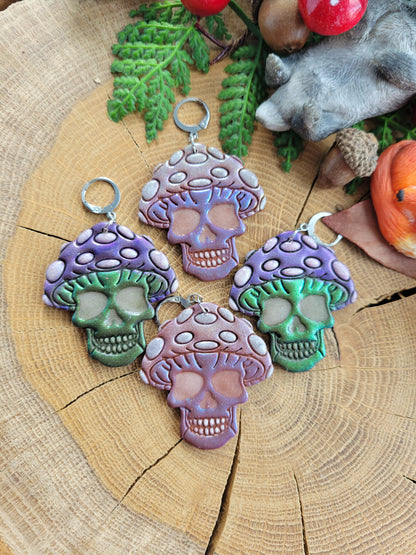 Skullie Shroom Earrings