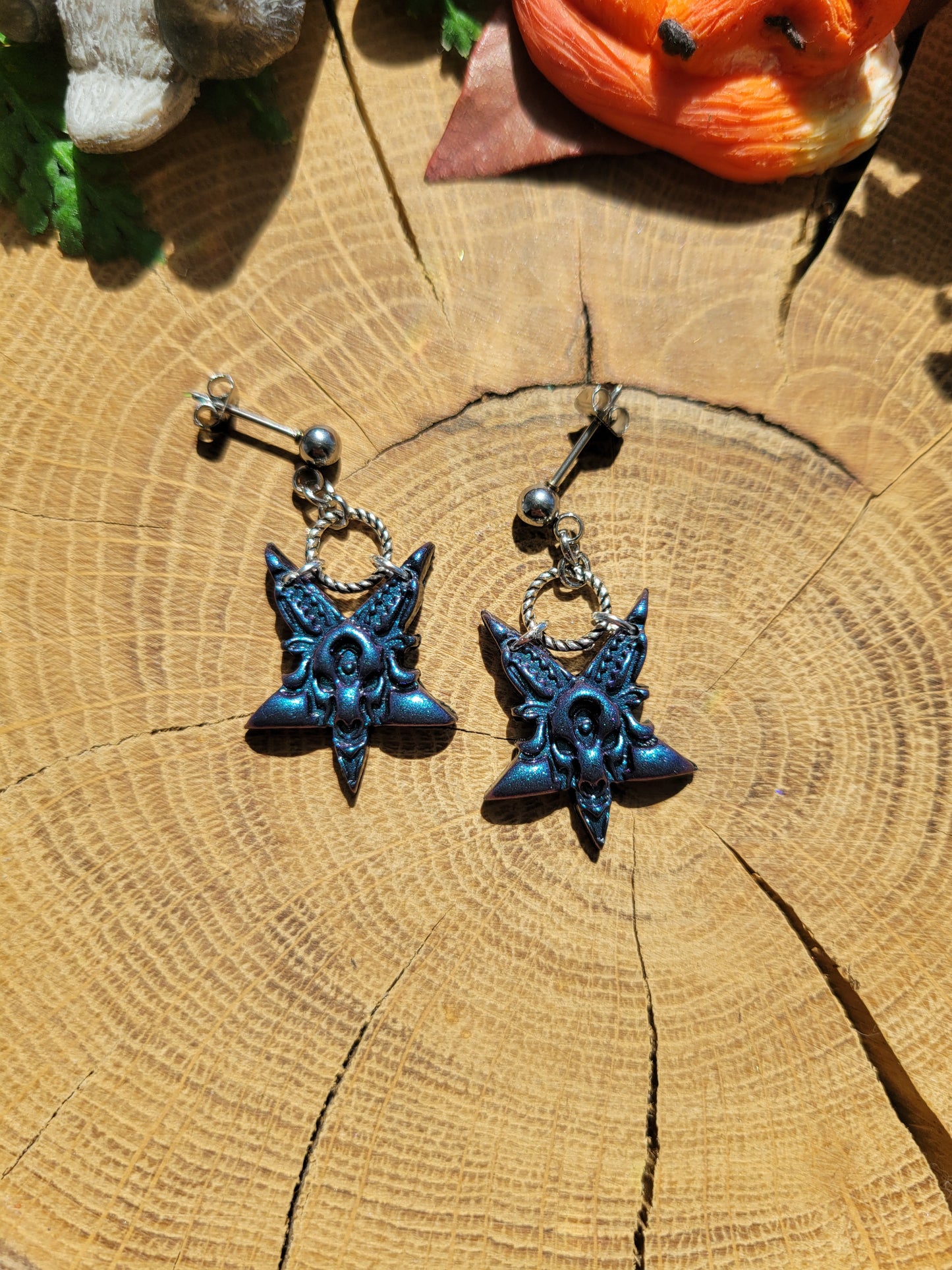Baphomet Earrings
