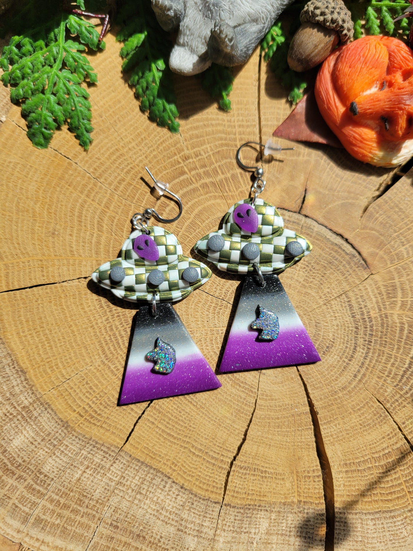 Alien Abduction: Pride Earrings