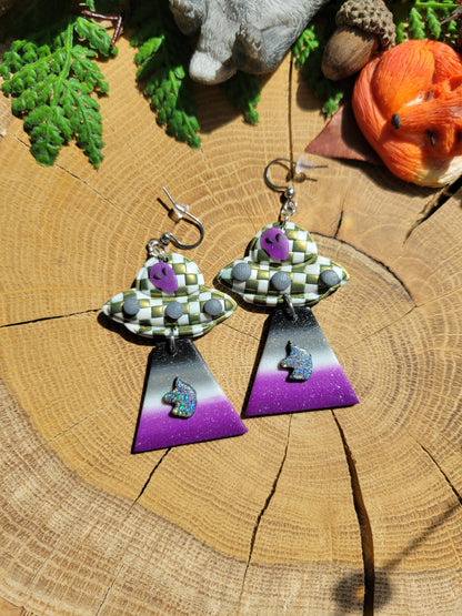 Alien Abduction: Pride Earrings